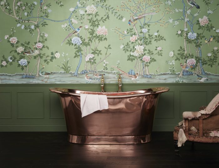 ванна в викторианском стиле из меди от Drummonds